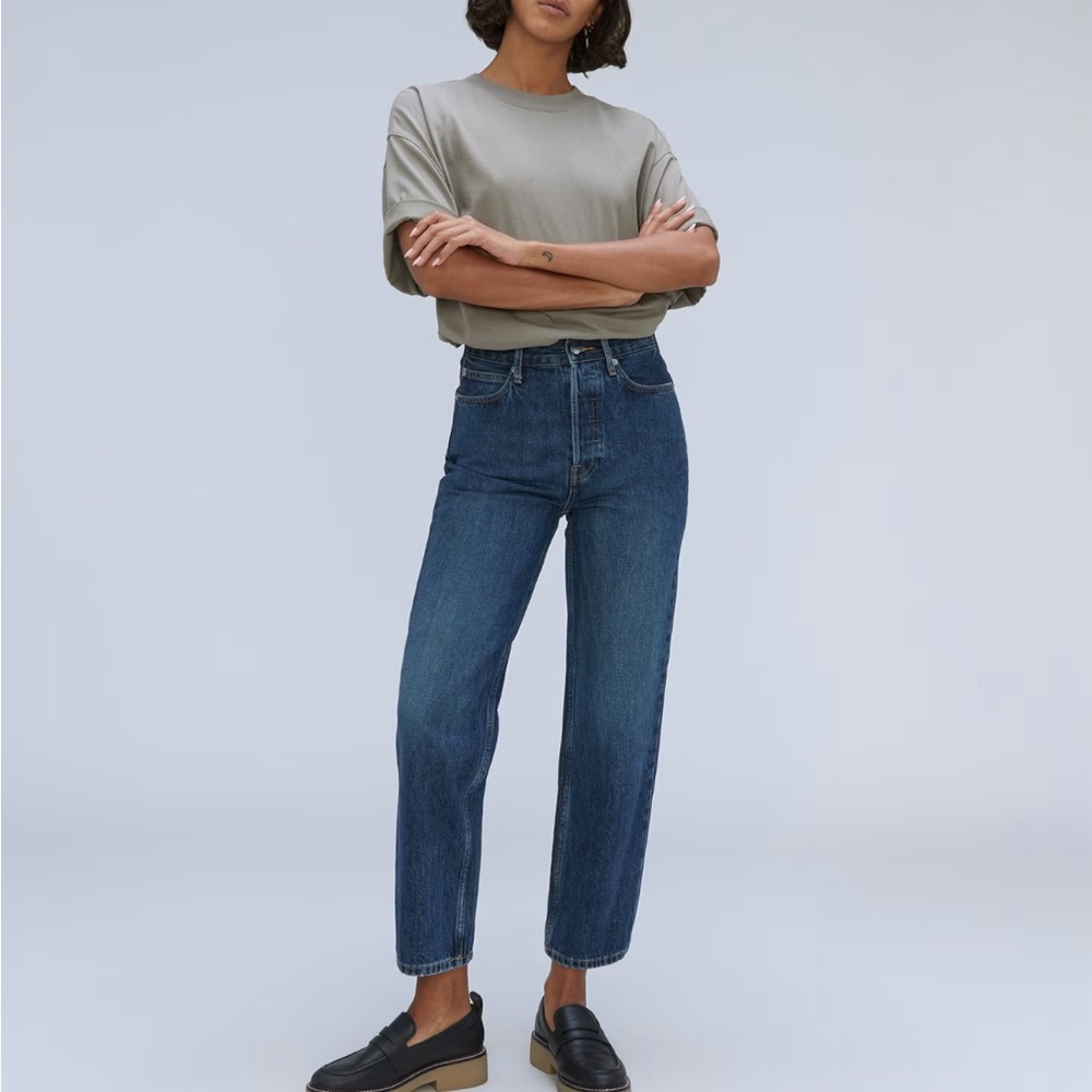 Everlane The Rigid Way-High® Jean (29.5" Long) - Rich Indigo